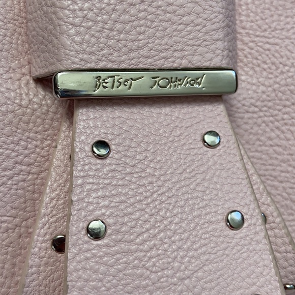 Betsey Johnson Light Pink Bow Shoulder Crossbody Bag Purse Wallet - Picture 5 of 17